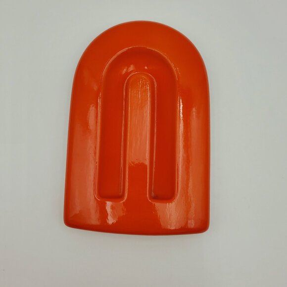 Hall China Company Westinghouse Orange Refrigerator Box Lidded Dish Fridgie - Picture 9 of 10